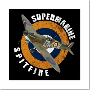 Supermarine Spitfire WW2 Warbirds Warplanes Posters and Art